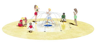 Water Play area funpark